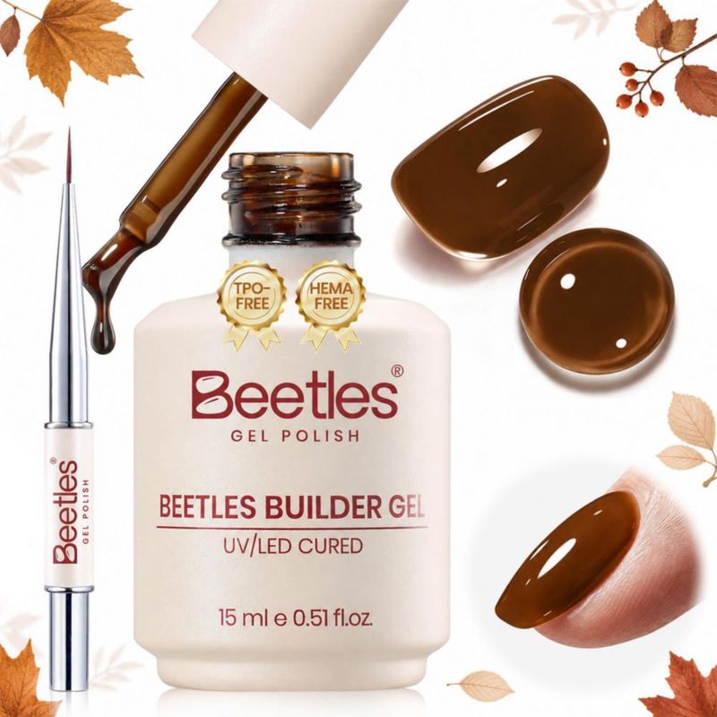 Gel Constructor Beetles 15 ml Marrón (Libre de HEMA y TPO)