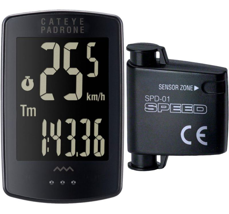 Ciclocomputador inalámbrico CATEYE Padrone Stealth