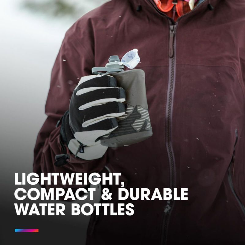 Botella HydraPak Stow Plegable 500 ml Verde Salvia