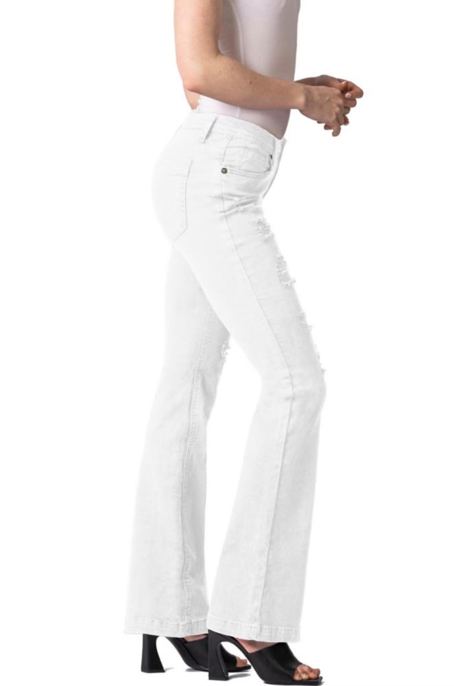 PANTALONES Hybrid & Company P31690BL Blanco Talla 9