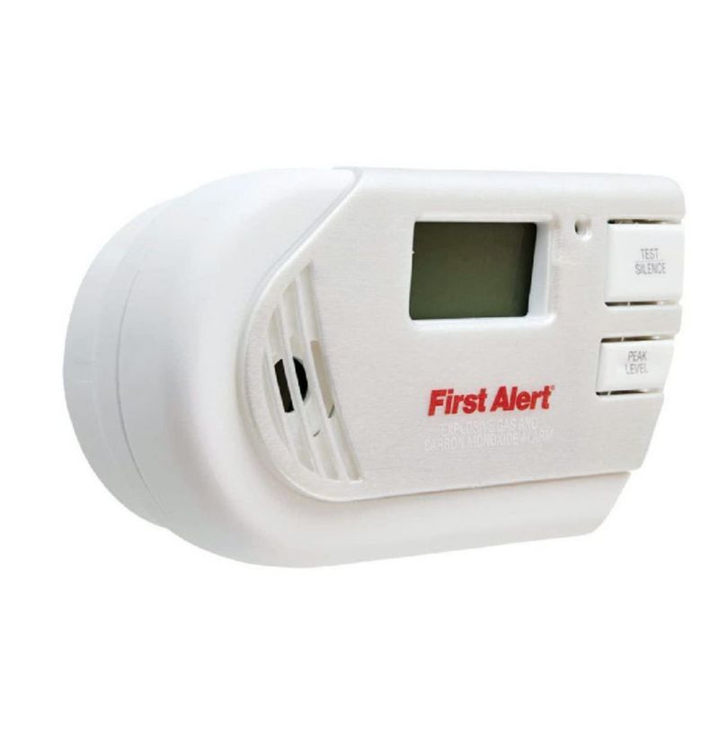 Alarma de gas y monóxido de carbono First Alert BRK 1039760 Blanco/Gris