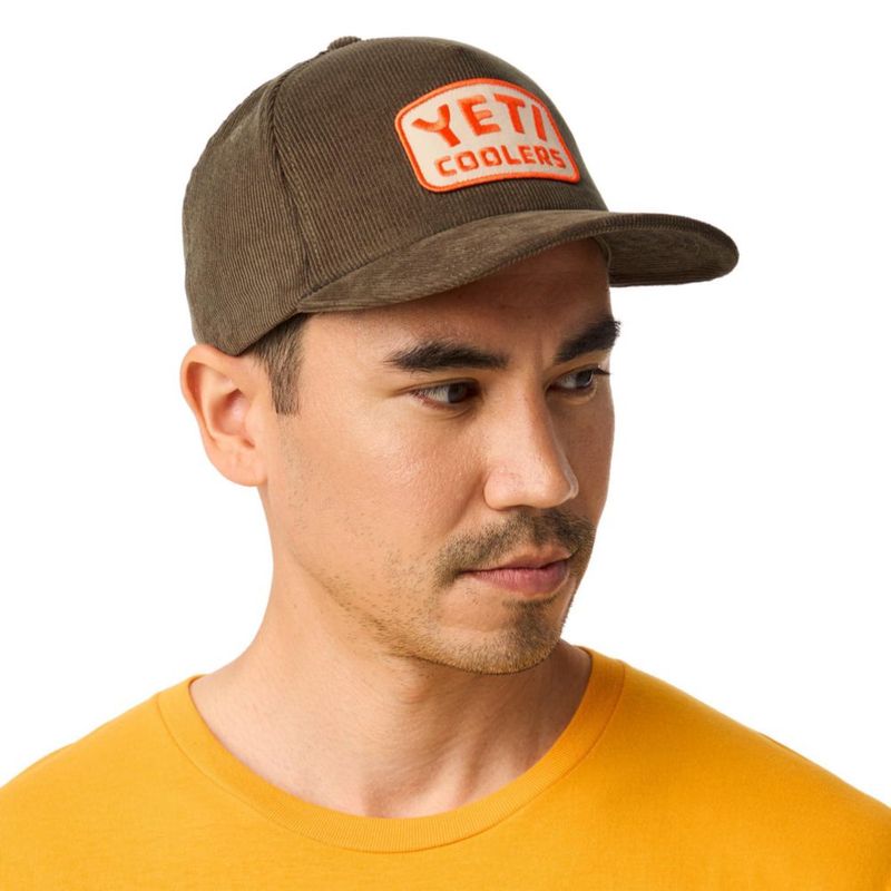 GORRA YETI Mid Pro de Pana Snapback Marrón