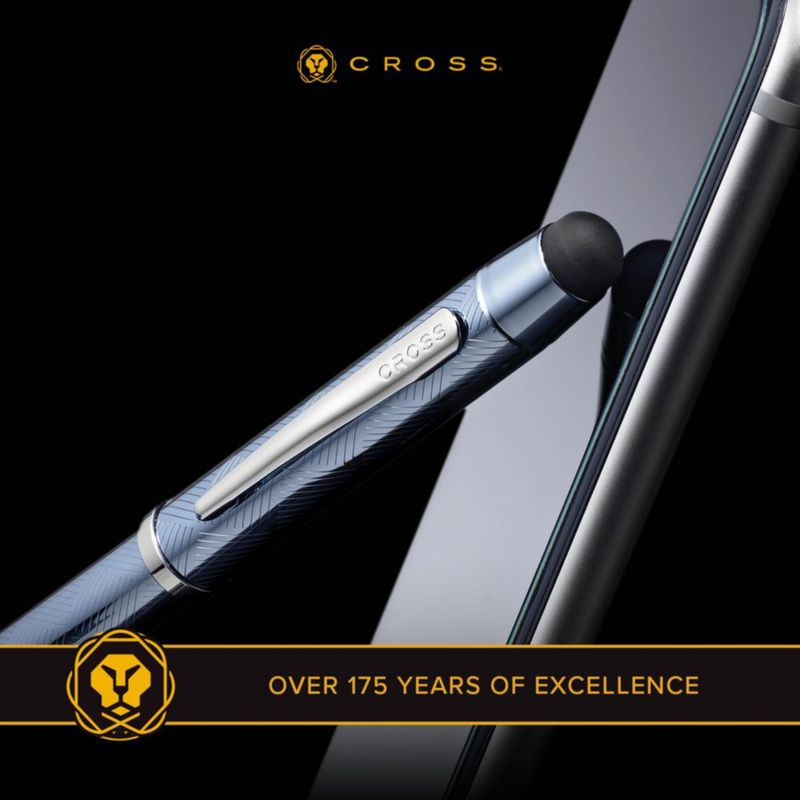 Bolígrafo Cross Tech3+ 3 en 1 con stylus punta media tinta negra