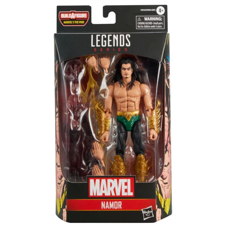 Figura de acción Marvel Legends Series Namor de 15 cm con accesorios