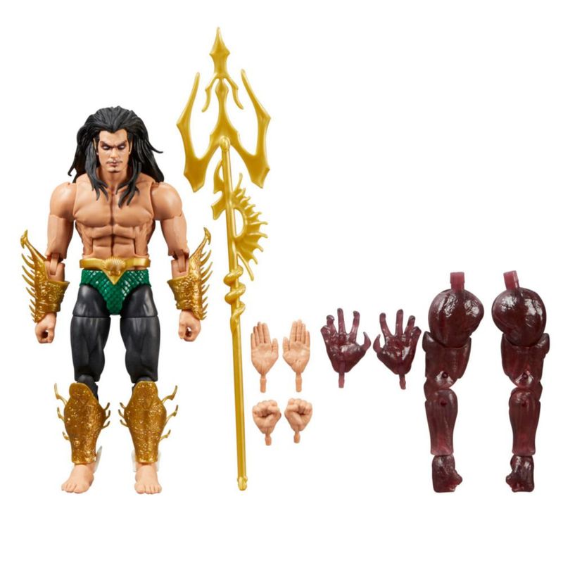 Figura de acción Marvel Legends Series Namor de 15 cm con accesorios