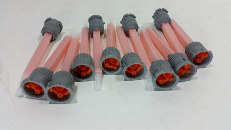 Boquillas de Mezcla Scotch 45 ml 10:1 paquete de 12 color naranja