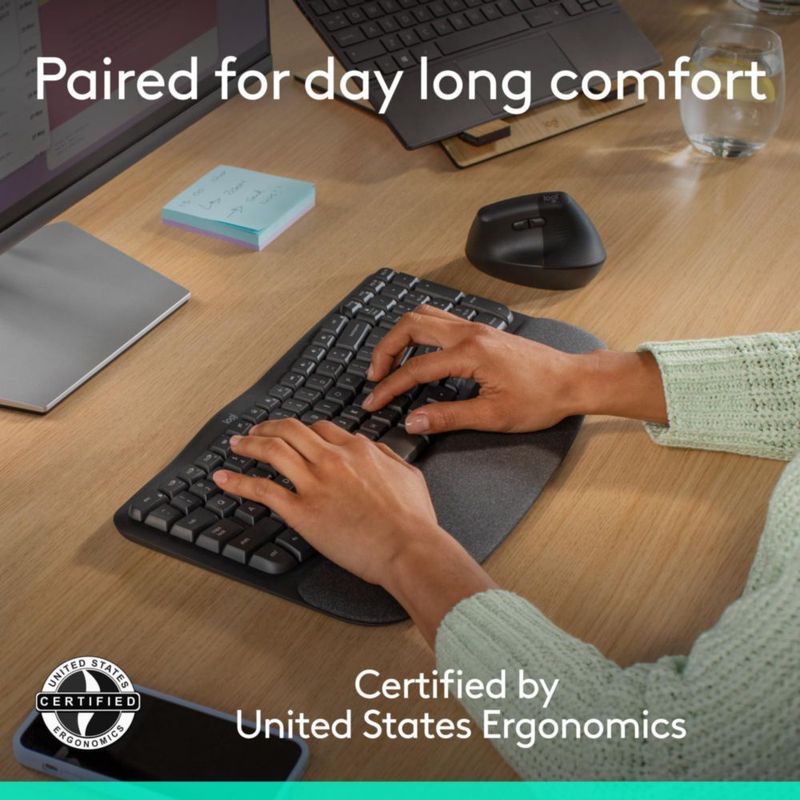 Combo Teclado y Mouse Logitech Wave Keys Lift Inalámbrico