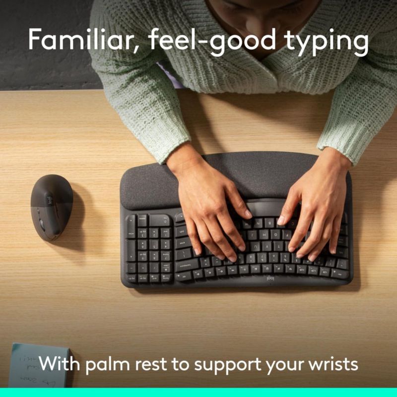 Combo Teclado y Mouse Logitech Wave Keys Lift Inalámbrico