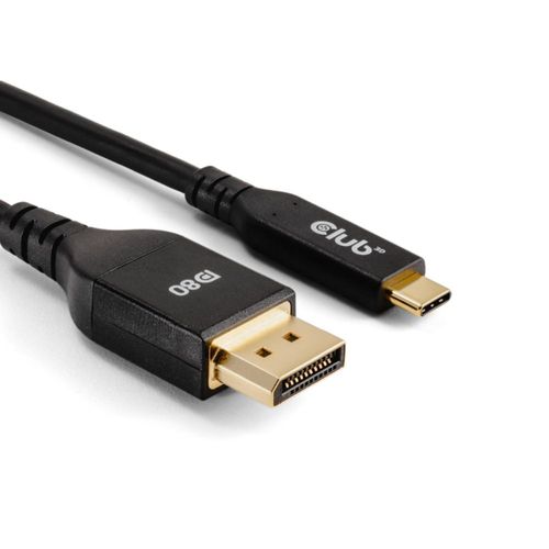 Cable USB-C a DisplayPort Club 3D 1 m 8K 240 Hz DP2.1 CAC-1559