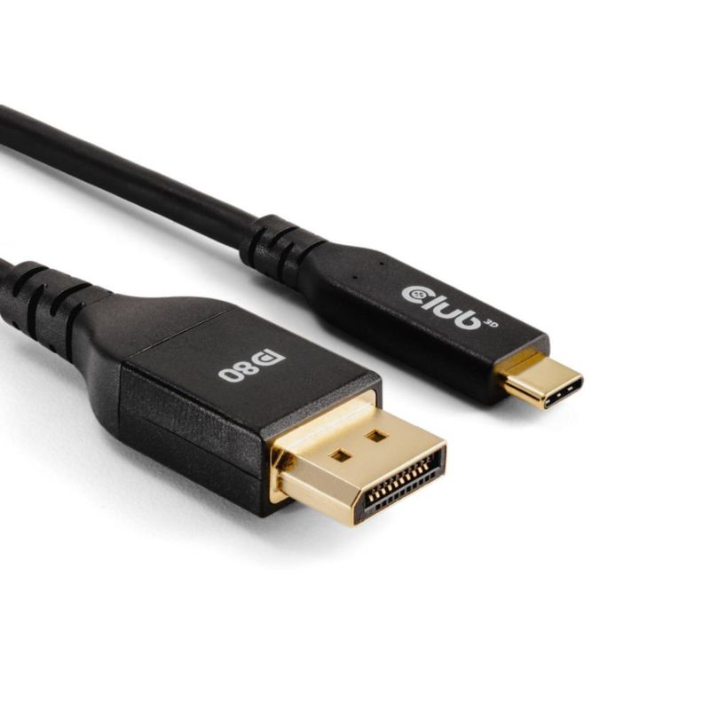 Cable USB-C a DisplayPort Club 3D 1 m 8K 240 Hz DP2.1 CAC-1559