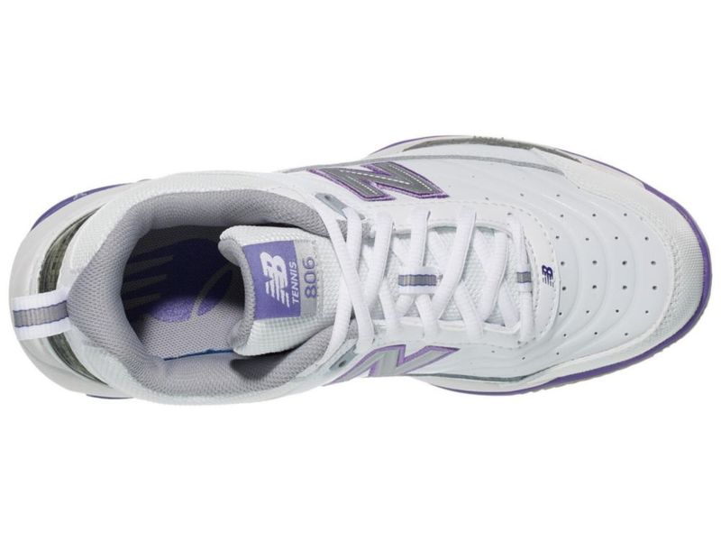 Zapatilla de tenis New Balance 806 V1 blanca talla 8W EE. UU.