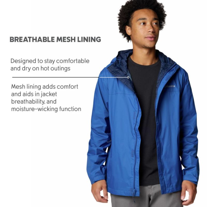 Chaqueta Columbia Watertight II Azul Montaña Talla S