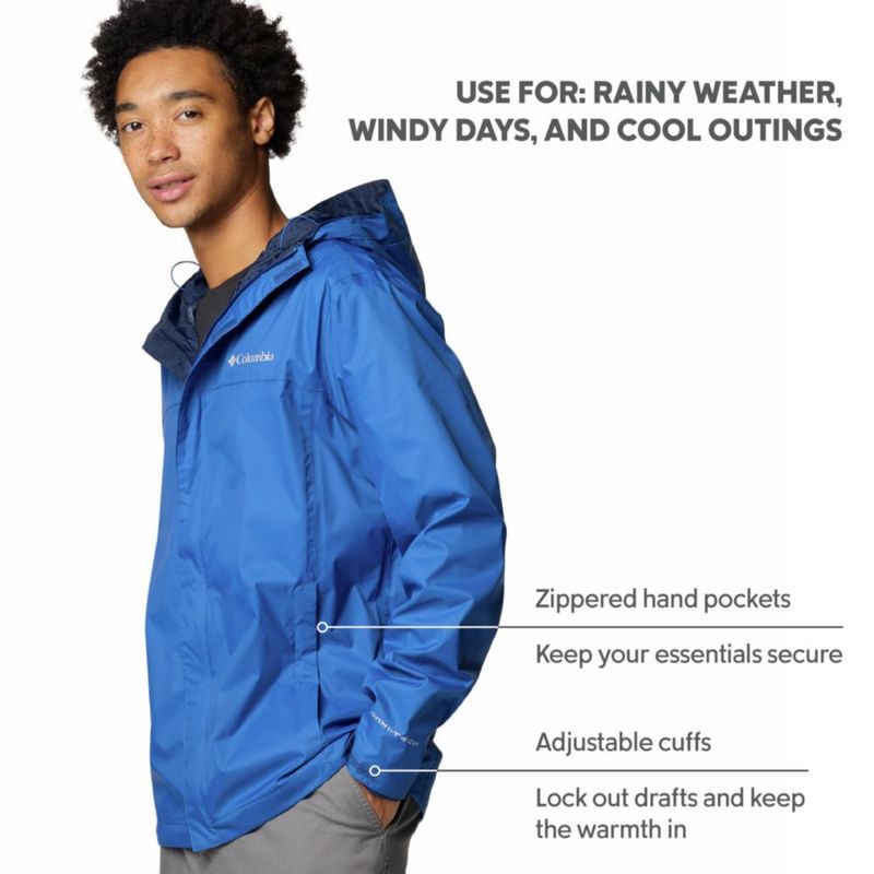 Chaqueta Columbia Watertight II Azul Montaña Talla S