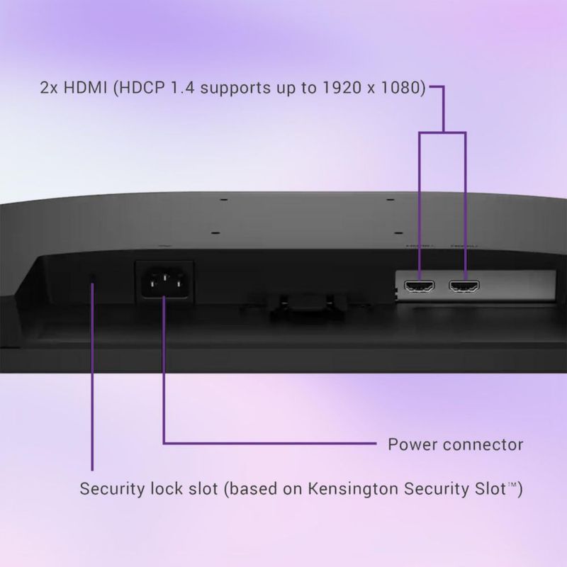 Monitor Dell de 24" Full HD 144 Hz IPS 1 ms FreeSync 2× HDMI