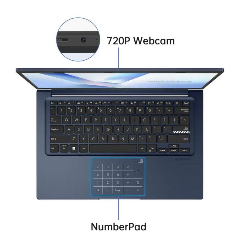 Portátil ASUS Vivobook 14 Core i5 120U 8 GB 512 GB SSD Windows 11