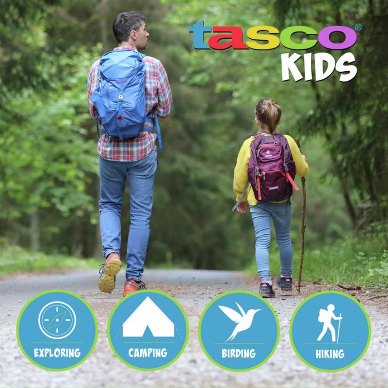 Binoculares TASCO para niños 8x21 compactos para edades de 3 a 12 años