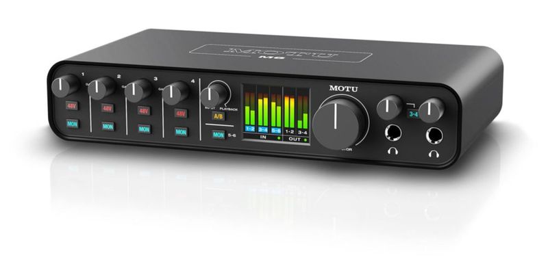 Interfaz de audio MOTU M6 6x4 USB-C con sonido con calidad de estudio
