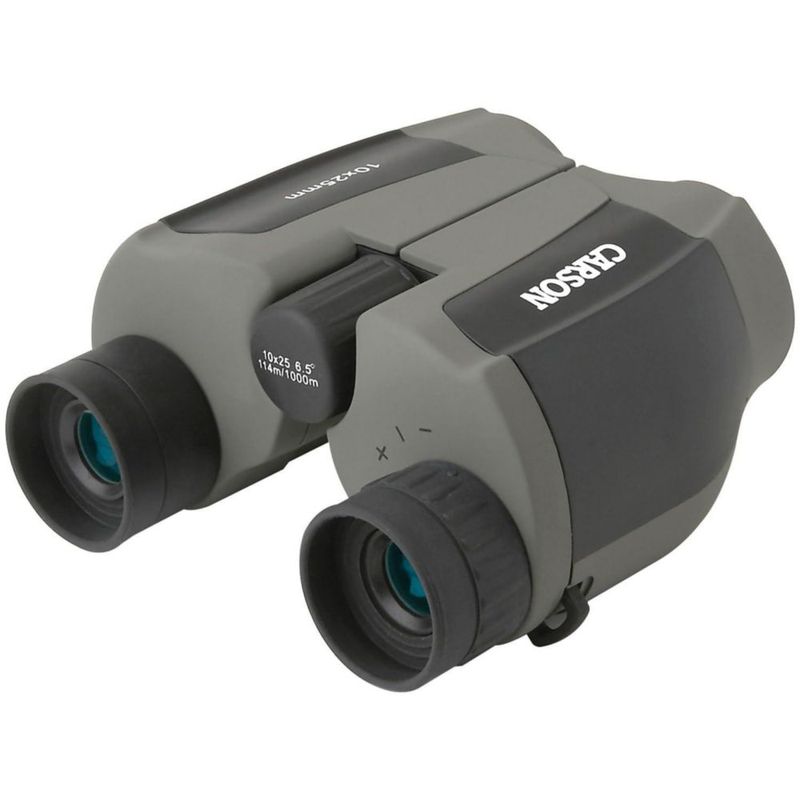 Binoculares Carson ScoutPlus de 10 x 25 mm compactos y ligeros