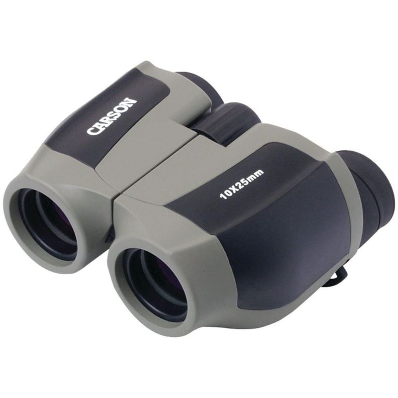 Binoculares Carson ScoutPlus de 10 x 25 mm compactos y ligeros