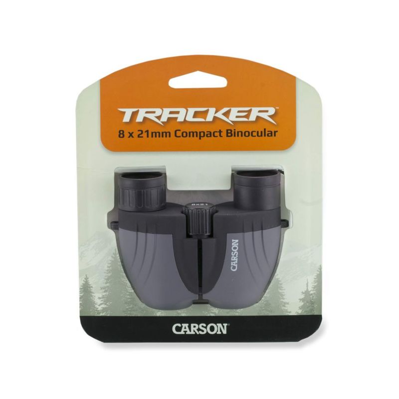 Binoculares Carson TZ-821 compactos grises de 8x21 mm