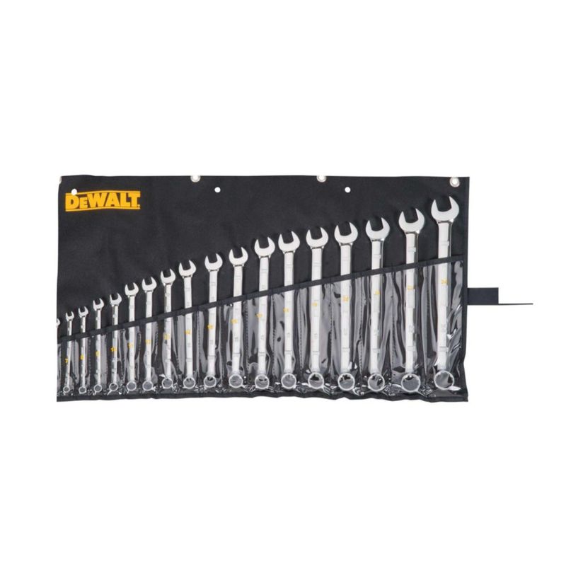 Juego de llaves combinadas DEWALT DWMT19237 18 piezas métricas