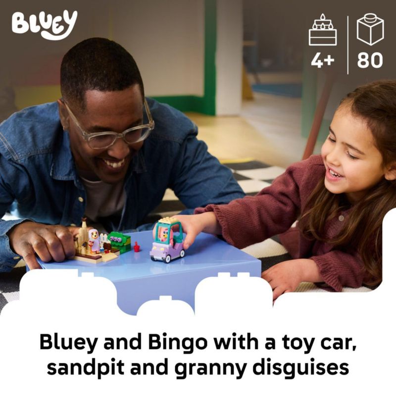 Set de Juego LEGO Bluey Abuelas con Bingo y Bluey