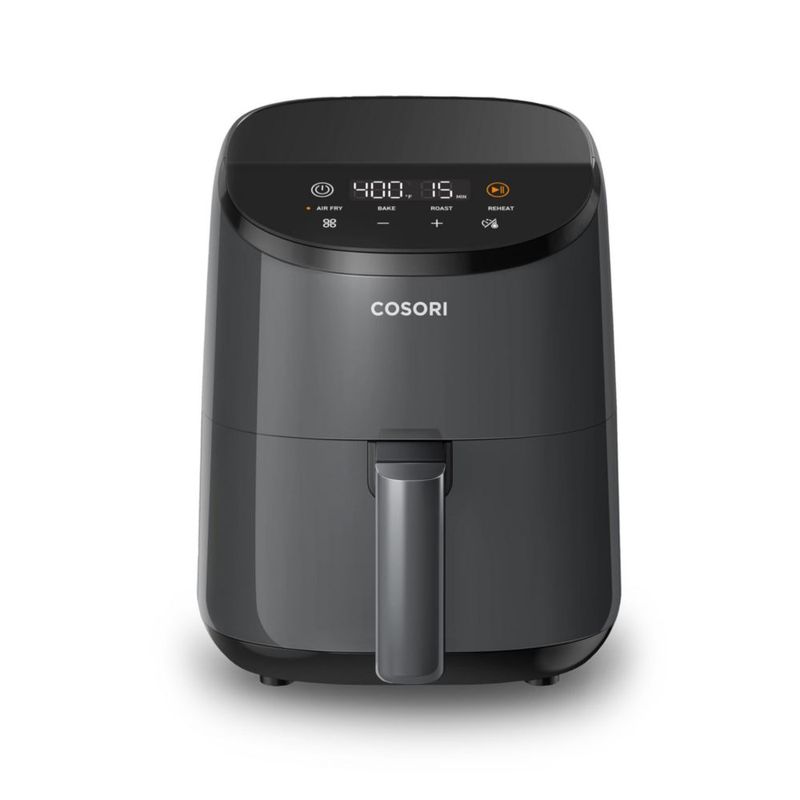 Air Fryer COSORI Mini 2.1 L 4 en 1 horneado y asado recalentado gris