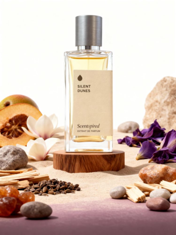 Silent Dunes Unisex de Larga Duración – Extracto de Perfume Magnolia y Sándalo 50 ml