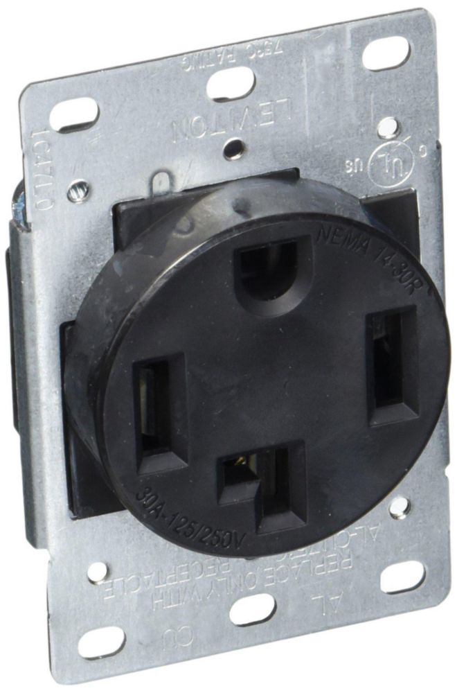 Leviton Receptáculo Empotrado para Secadora de 4 Cables 30A 250V