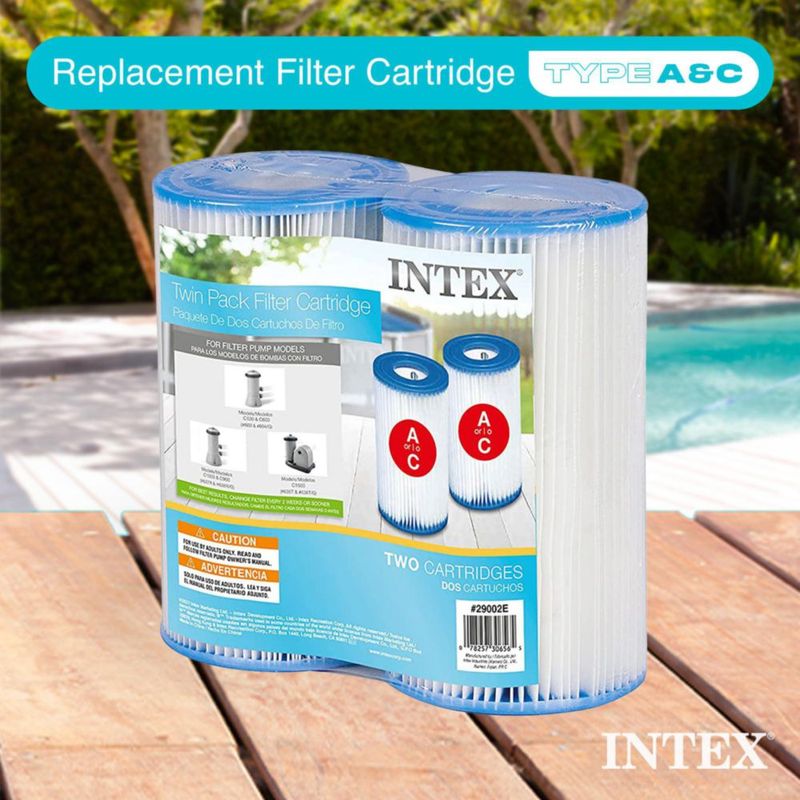 Cartucho de filtro de piscina Intex 29002E tipo A para bombas de filtro