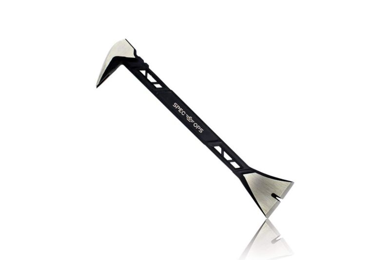 Extractor de uñas Pry Bar Spec Ops de acero al carbono de 28 cm de alto