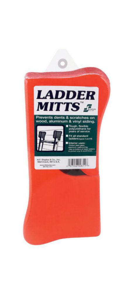Guantes de escalera Staples de poliuretano rojos paquete de 1 unidad