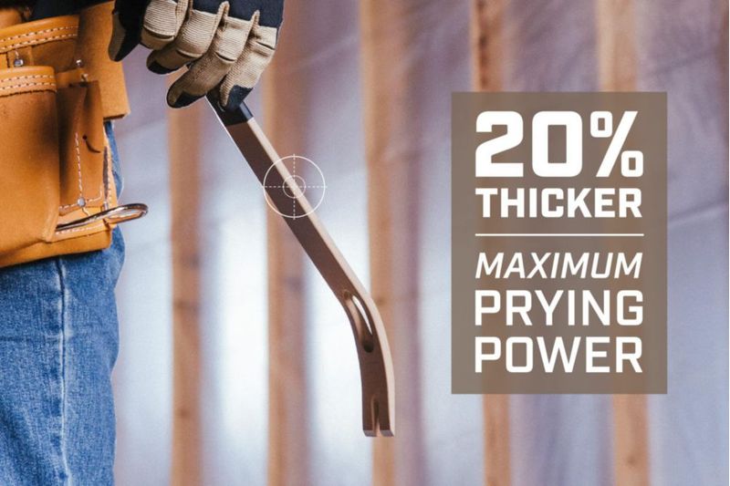 Pry Bar Crowbar Spec Ops Tools SPEC-D21BAR 53 cm acero con alto contenido de carbono