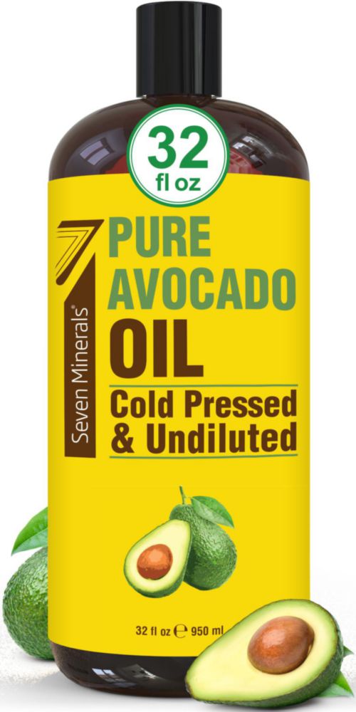 Aceite de aguacate Seven Minerals prensado en frío 946 ml de primera calidad