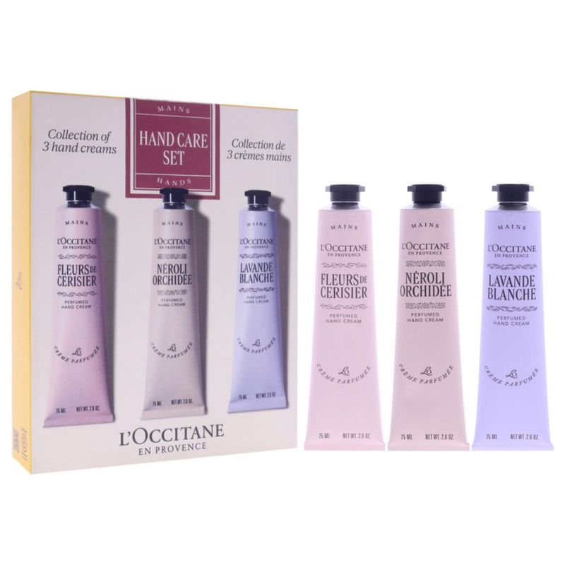 Trío de cremas de manos florales L'Occitane 3 piezas