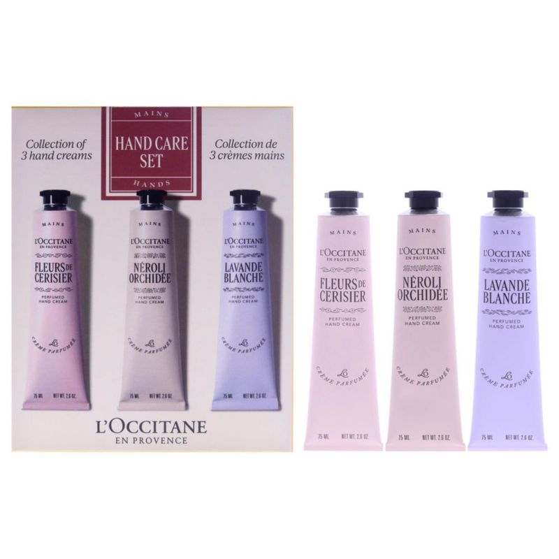 Trío de cremas de manos florales L'Occitane 3 piezas