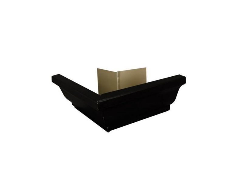 Lavabo Amerimax 5051565 aluminio negro inglete exterior K 9 x 9 cm