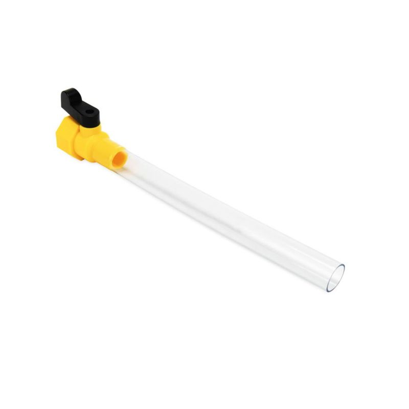 Llenadora de tanque de agua Camco RV con válvula de cierre tubo de 5/8 pulgadas