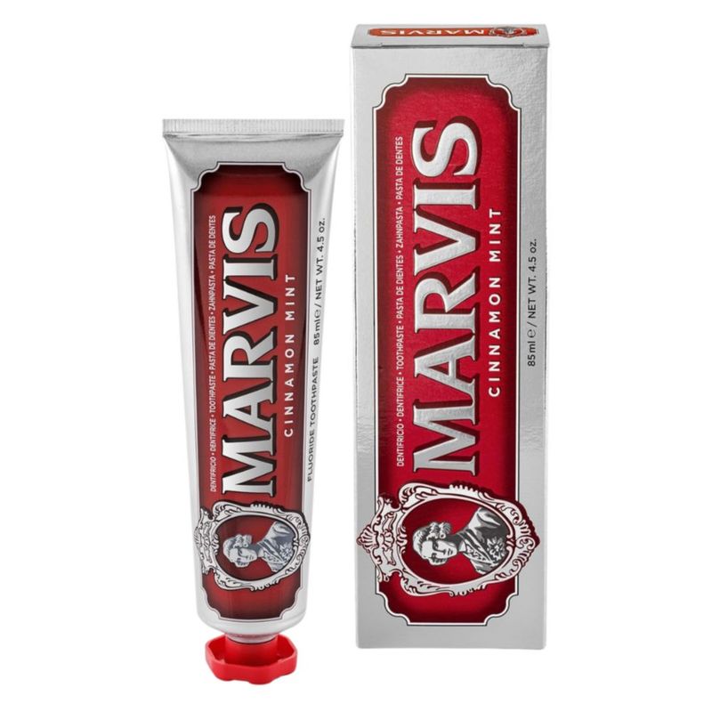 Pasta de dientes Marvis Canela y Menta 133 ml – ayuda a eliminar la placa