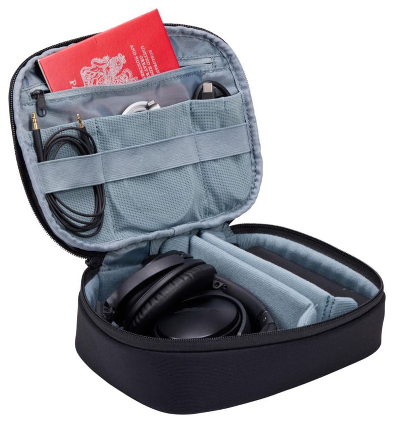 Funda para accesorios electrónicos Thule Subterra Powershuttle tamaño grande negra