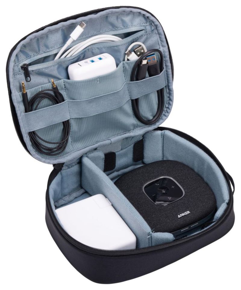 Funda para accesorios electrónicos Thule Subterra Powershuttle tamaño grande negra