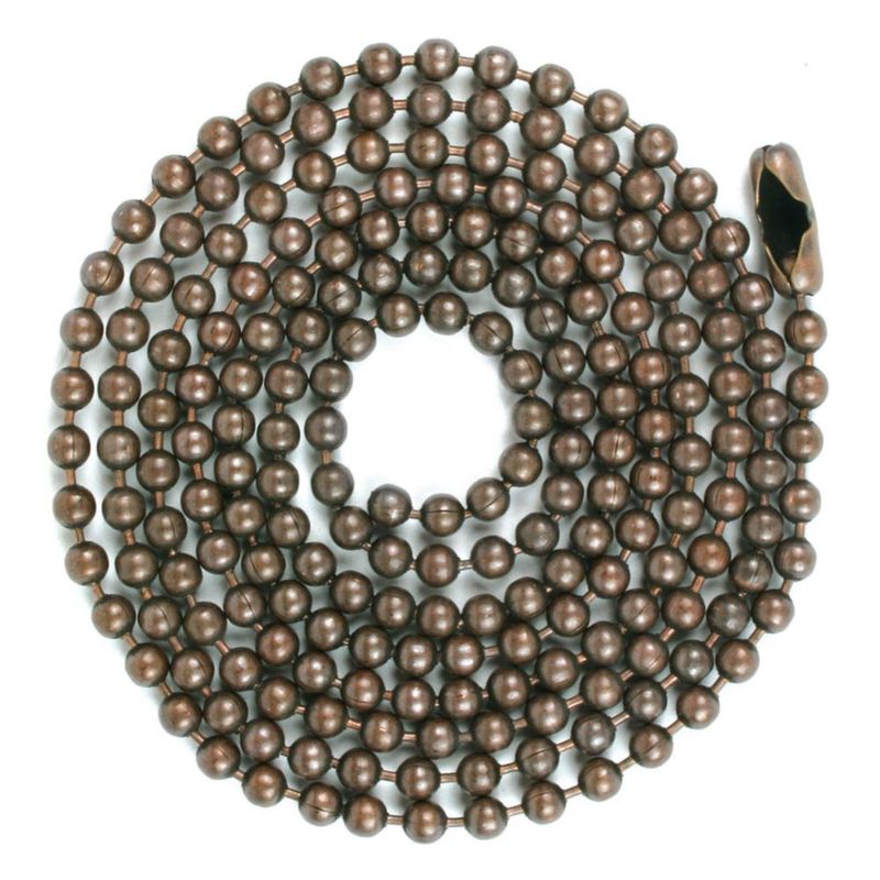 Cadena con cuentas Jandorf #6 conector de 91 cm acabado rústico