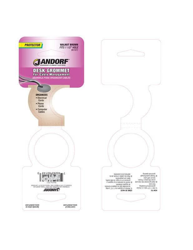 Lavadora Jandorf 61611 Cable de 38 cm color marrón nogal