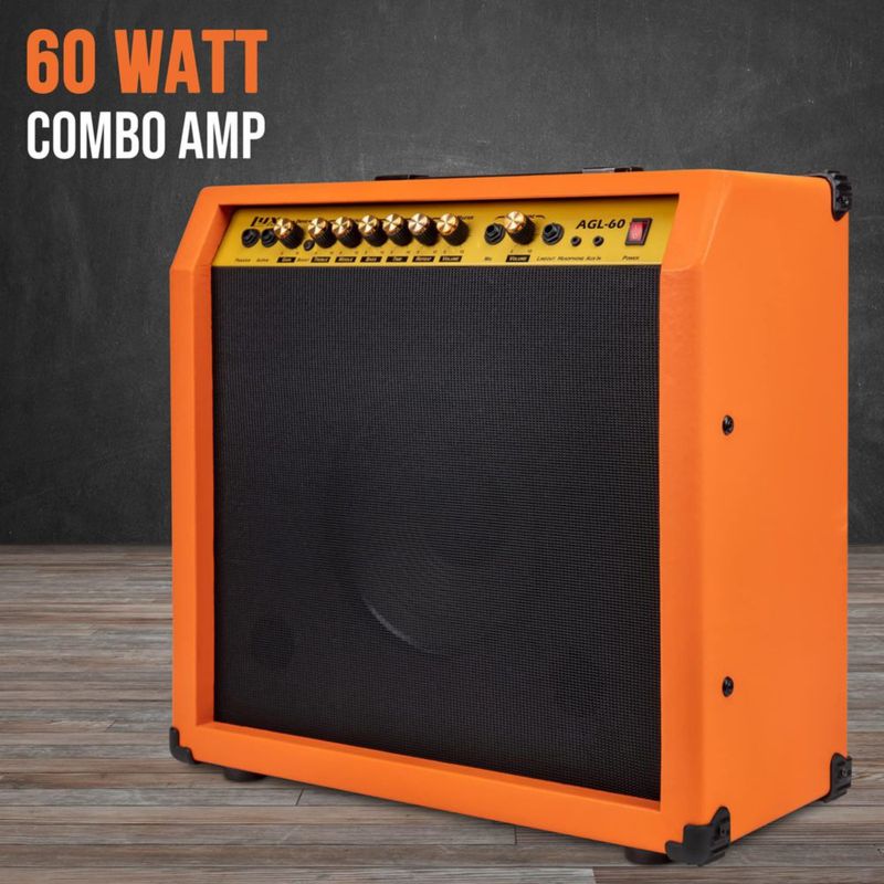 Amplificador de guitarra eléctrica LyxPro Combo de 60 W con altavoz de 10»