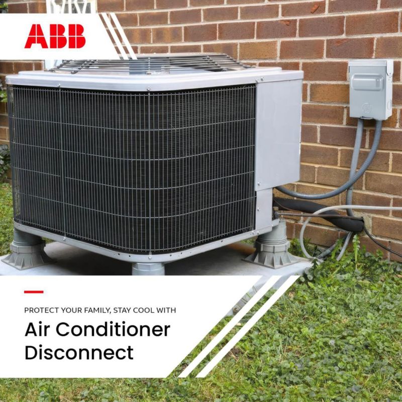 Interruptor de desconexión AC ABB TFN60RCP 60A 240V resistente a la intemperie