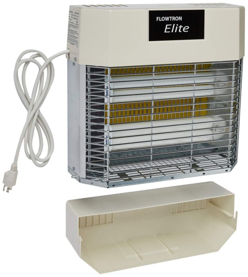 Matamoscas Flowtron eliminador eléctrico de insectos para interiores 80 W luz UV