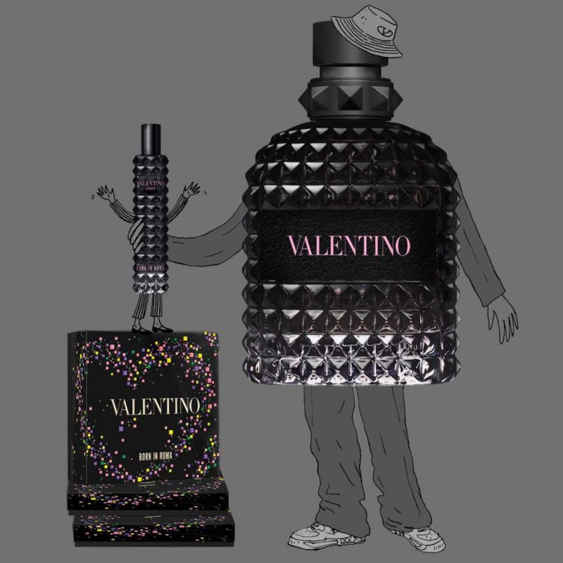 Perfume Valentino Uomo Born in Roma 100 ml + 15 ml para hombre