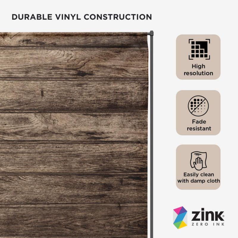 Telón de fondo de pared de madera vintage Zink para estudio fotográfico 14 m x 18 m