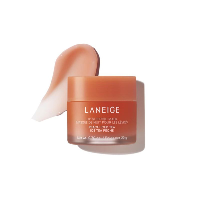 Mascarilla para dormir para labios LANEIGE Peach Iced Tea Nourish Hydrate