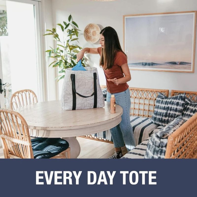 Bolsa Tote CleverMade Tall Frakta 42L Paquete de 2 Transparente